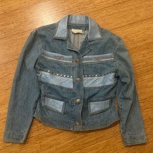 Vintage Cache embellished denim jean jacket